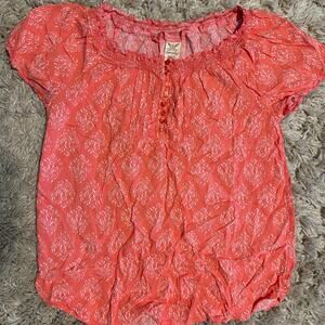 Pink women’s blouse size small